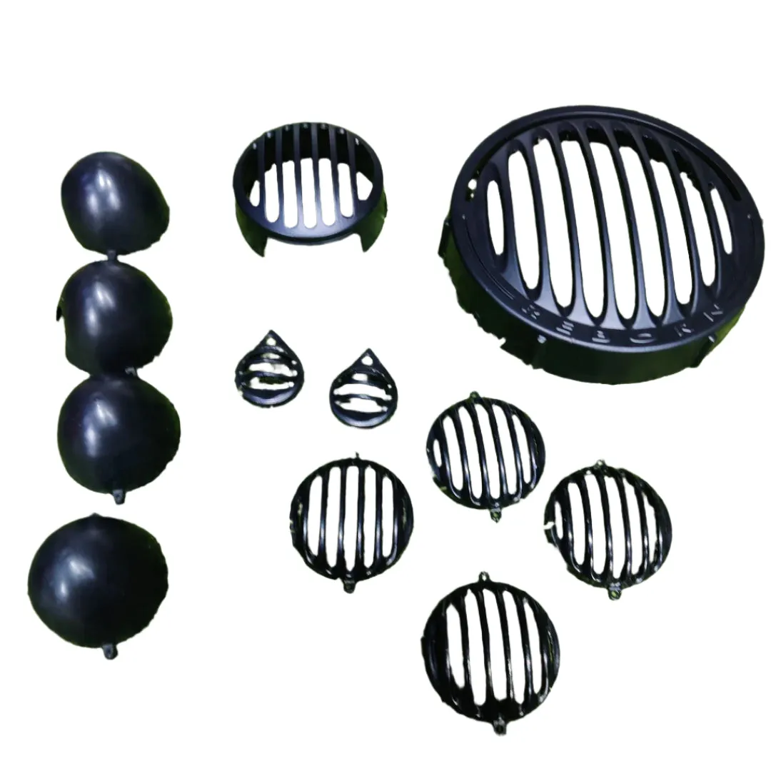 Grill Set - Set of 6 LED Headlight for Meteor 350 | Durable & Stylish Protection