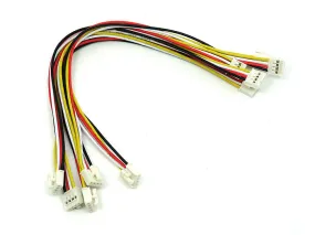 Grove - Universal 4 Pin Buckled 5 cm, 20 cm, 30 cm, 50 cm Cable (5 PCs pack)