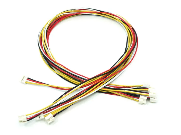 Grove - Universal 4 Pin Buckled 5 cm, 20 cm, 30 cm, 50 cm Cable (5 PCs pack)