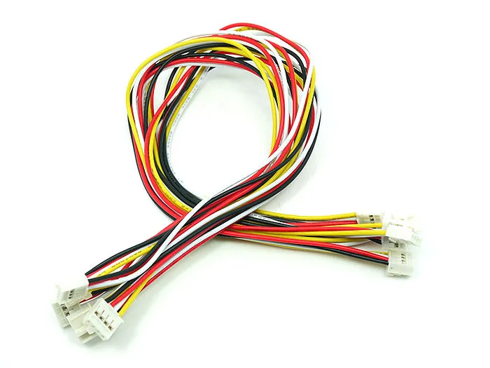 Grove - Universal 4 Pin Buckled 5 cm, 20 cm, 30 cm, 50 cm Cable (5 PCs pack)