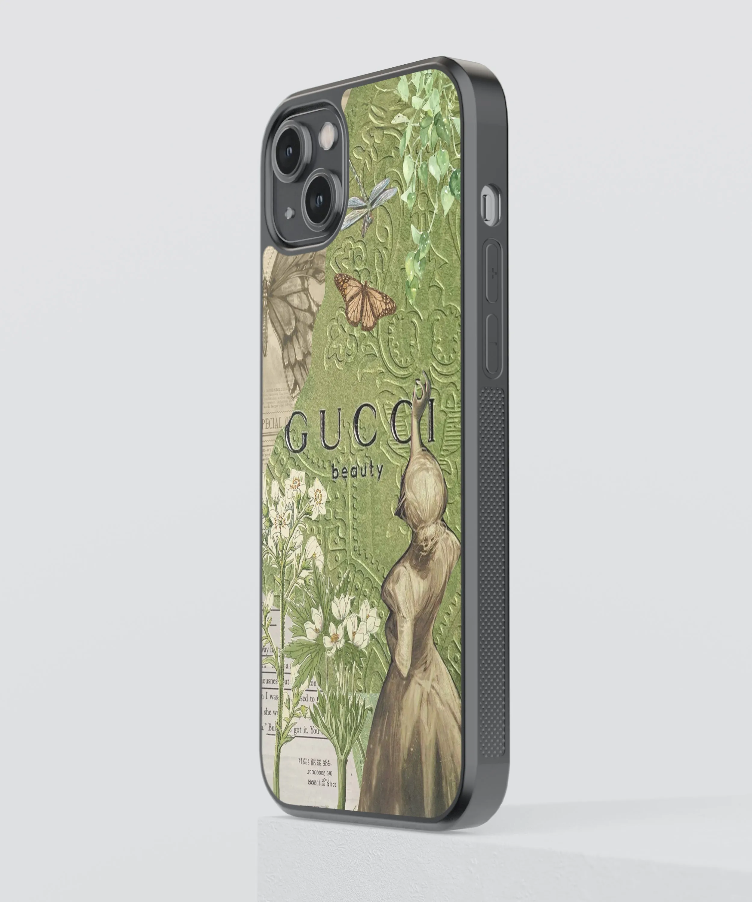 Gucci Vintage Glass Phone Case Cover