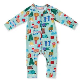 Halcyon Nights: Long Sleeve Zip Suit Flatmates