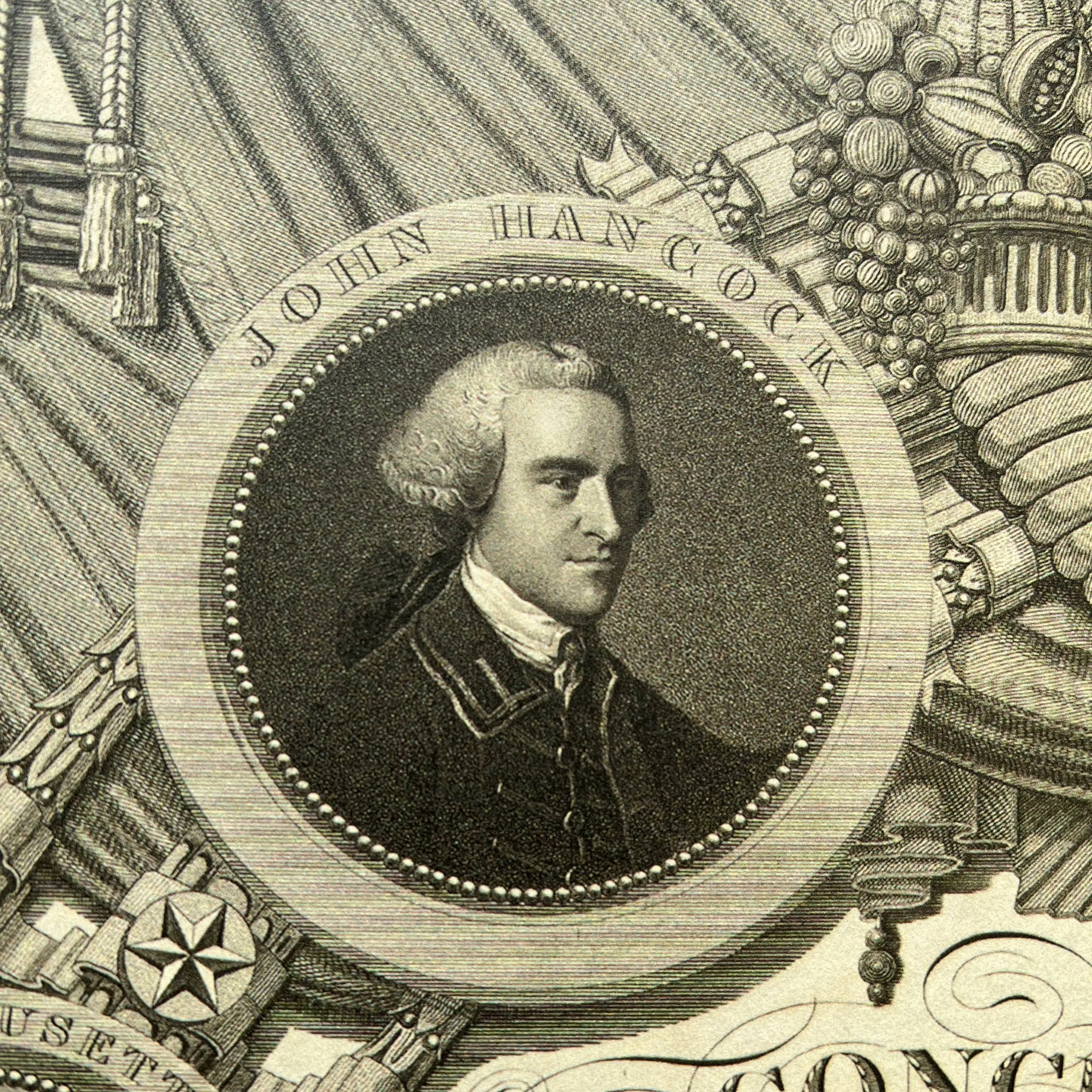 Historic "Declaration of Independence" engraving by publisher John Binns Archival print