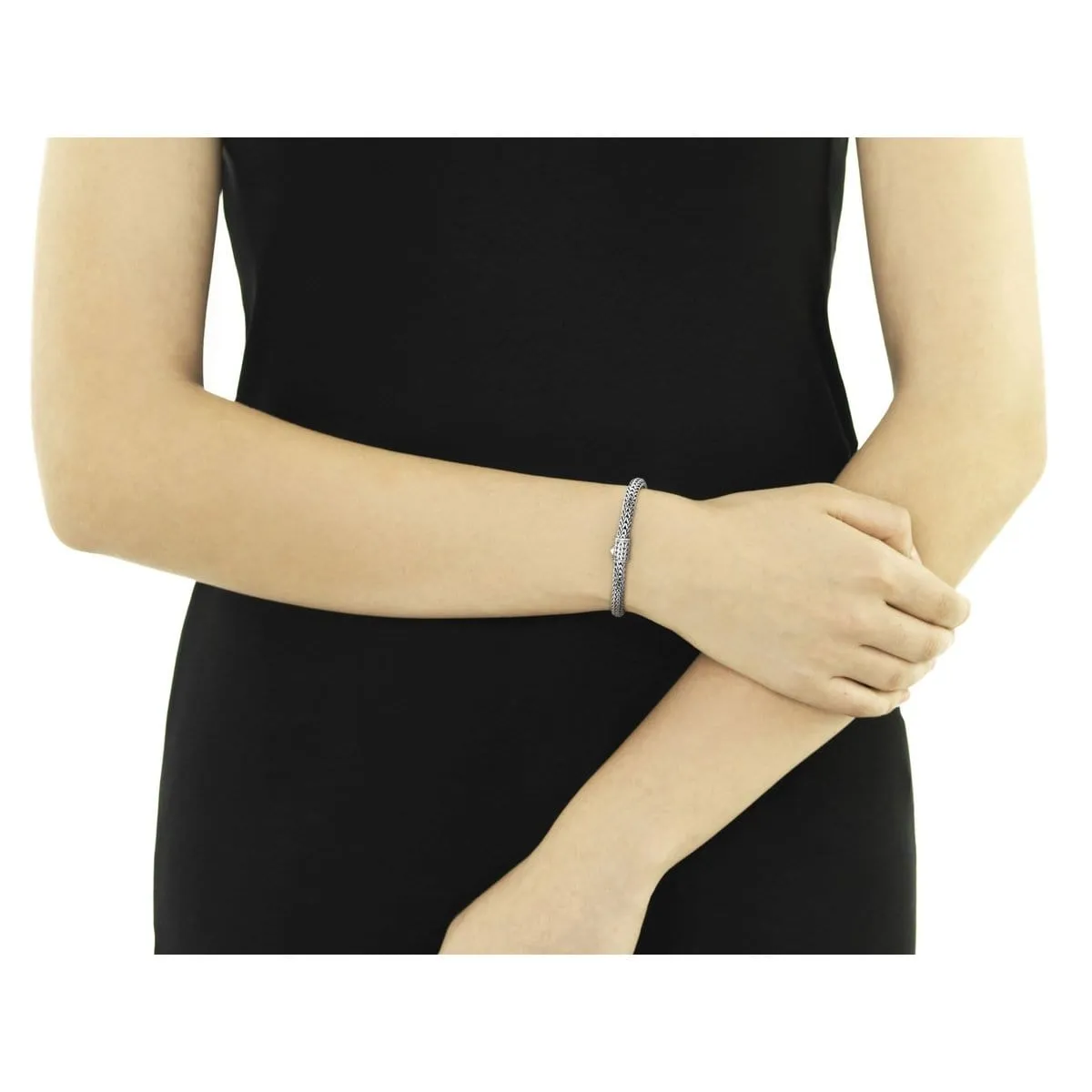 Icon Bracelet, Sterling Silver, 5mm - BB96C