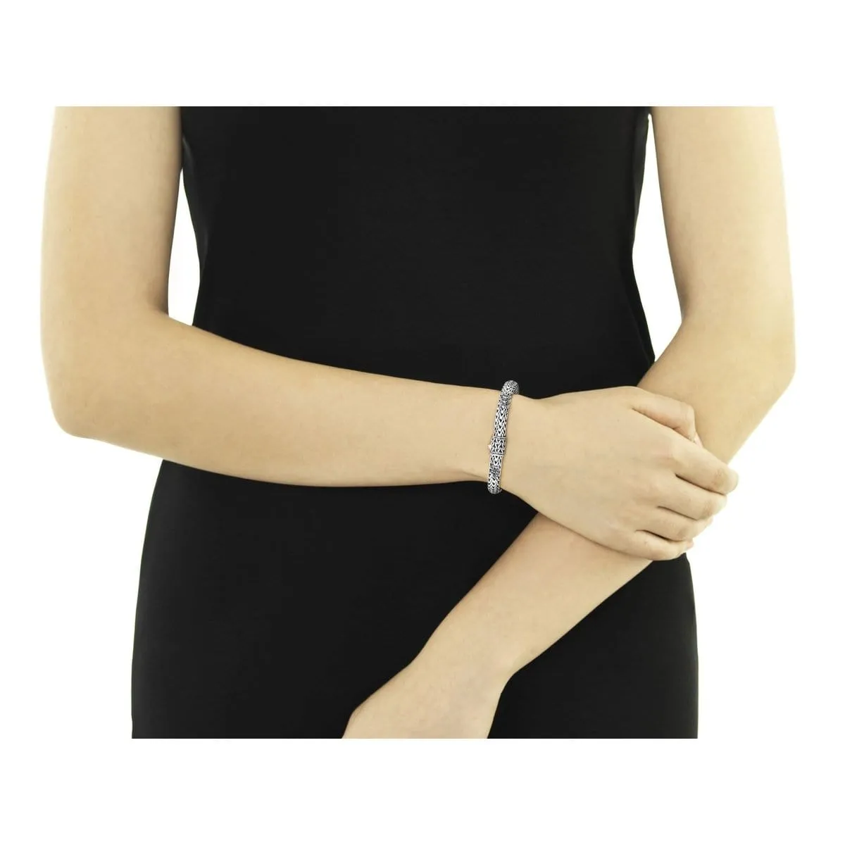 Icon Bracelet, Sterling Silver, 6.5mm - BB904C