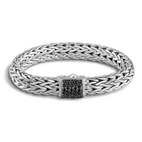Icon Bracelet, Sterling Silver, Pavé, 10.5MM - BBS94052BLS