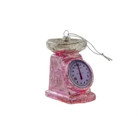 Kitchen Scale Glass Ornament