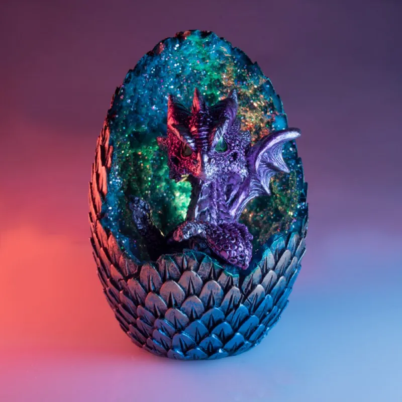 LED Crystal Dragon Egg