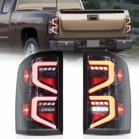 LED Tail Lights Assembly for 2007-2013 Chevrolet Silverado 1500 2500HD 3500HD