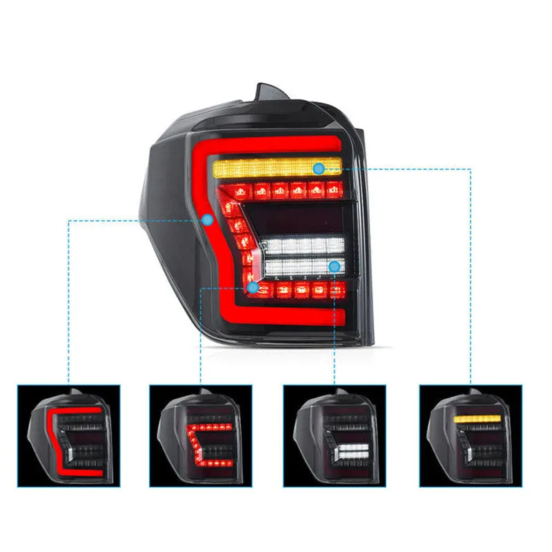 LED Tail Lights w/Sequential Turn Signal Lights for 2010-2023 Toyota 4Runner