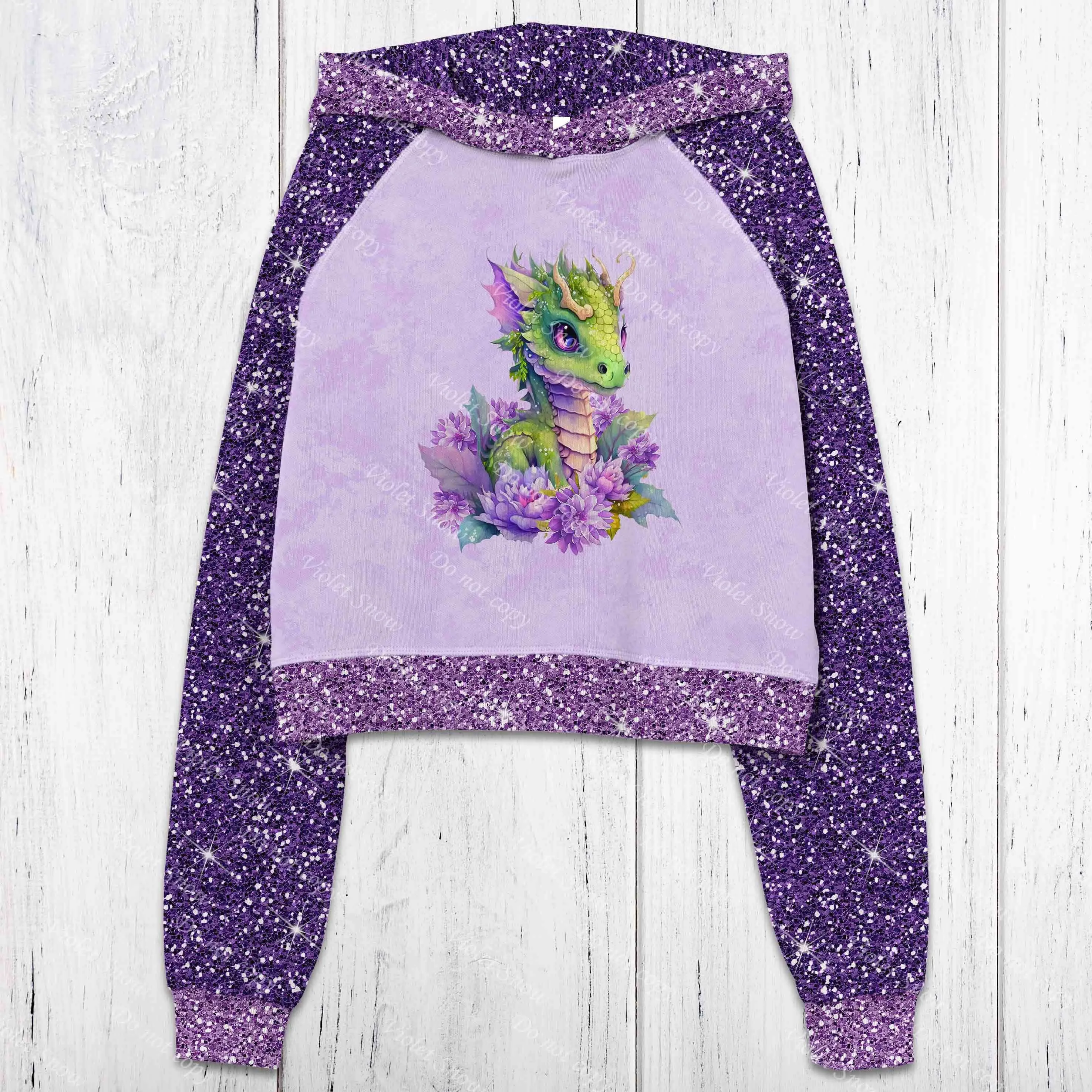 Lucky Days Baby Dragon Lt Purple Panel