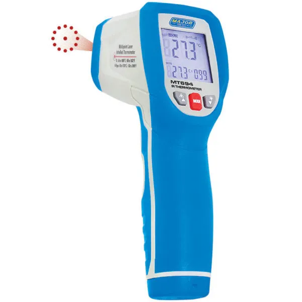 Major Tech MT694 1000°C Multipoint Laser Infrared Thermometer