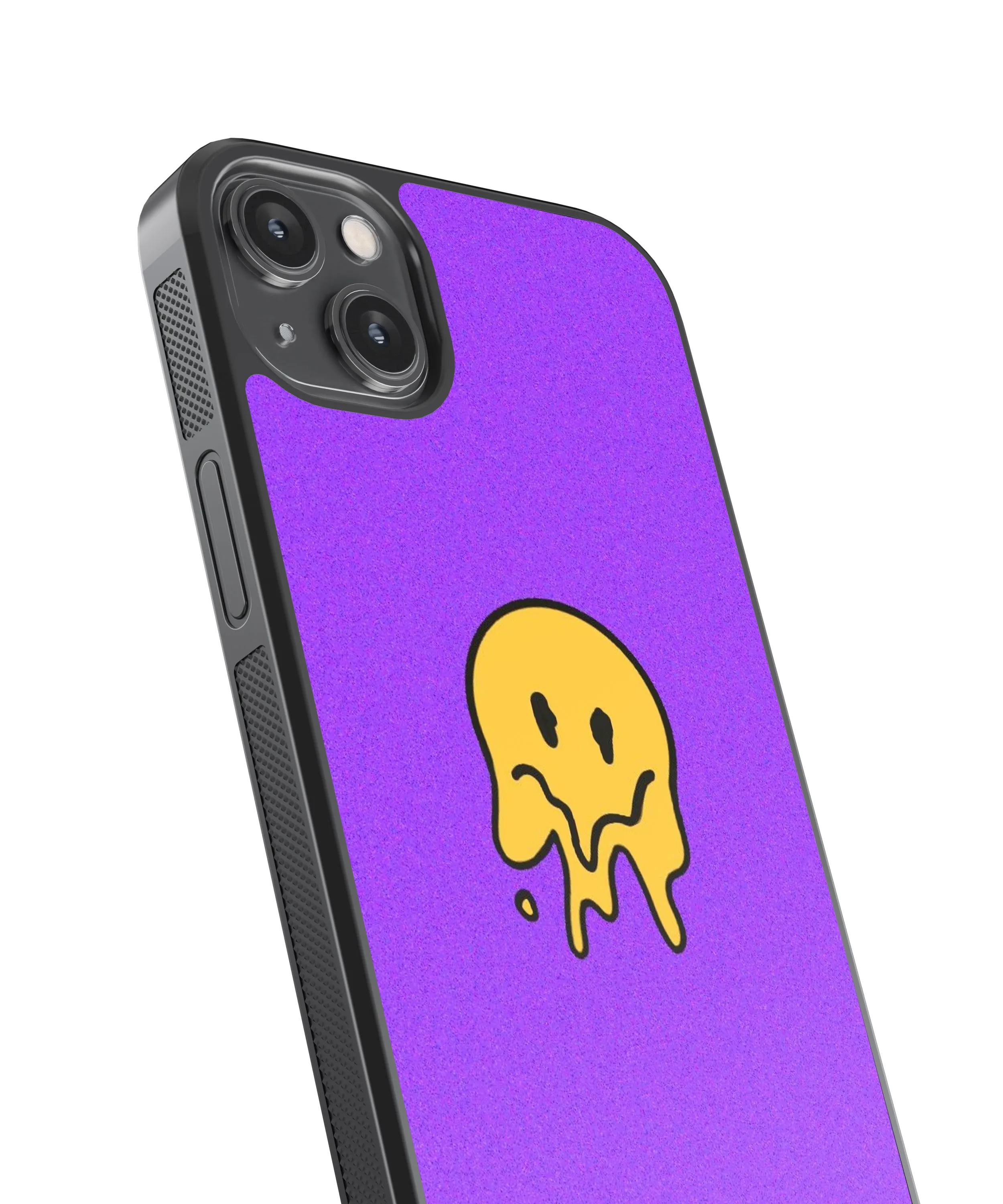 Melting Smile Abstract Glass Phone Case Cover