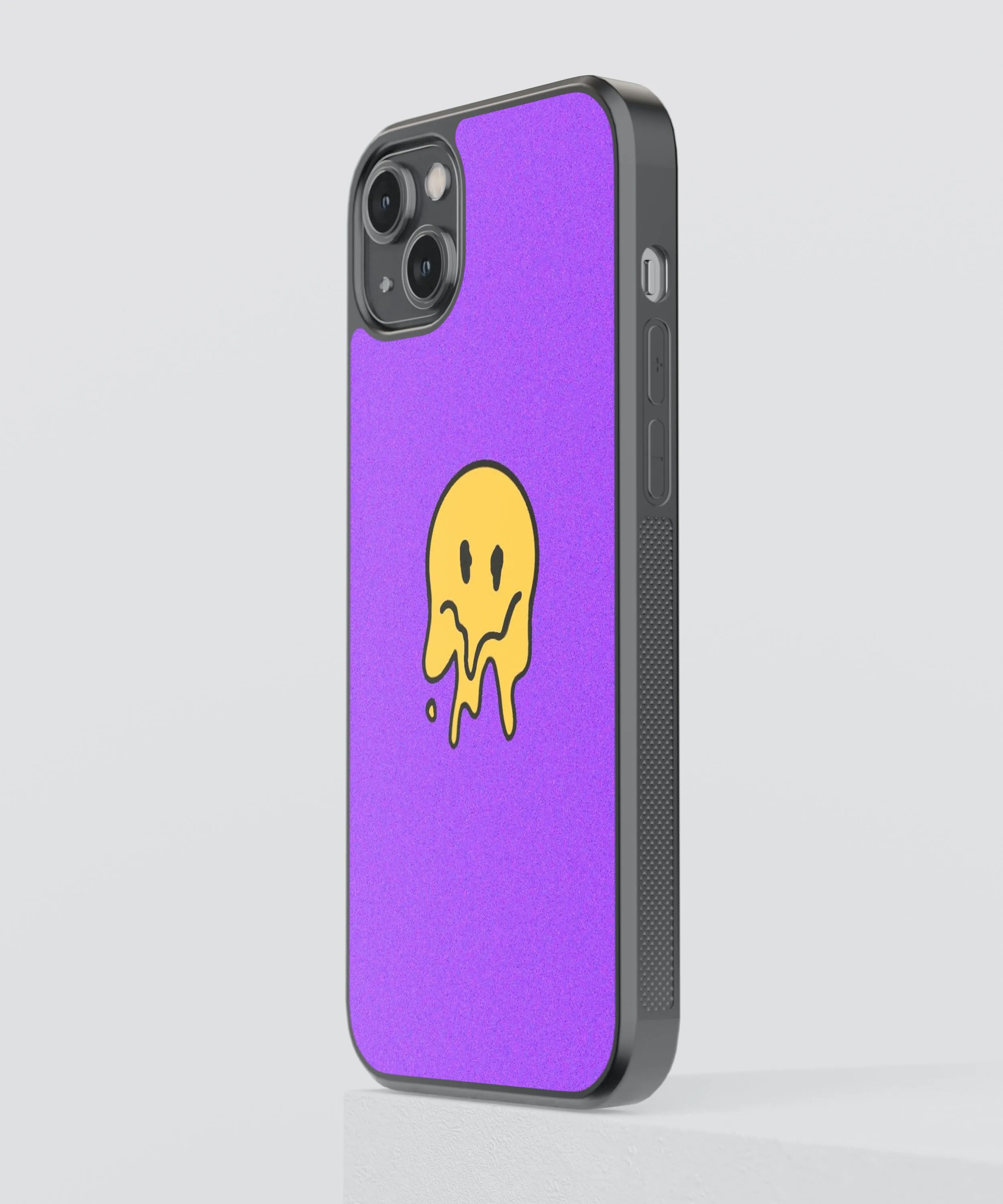 Melting Smile Abstract Glass Phone Case Cover