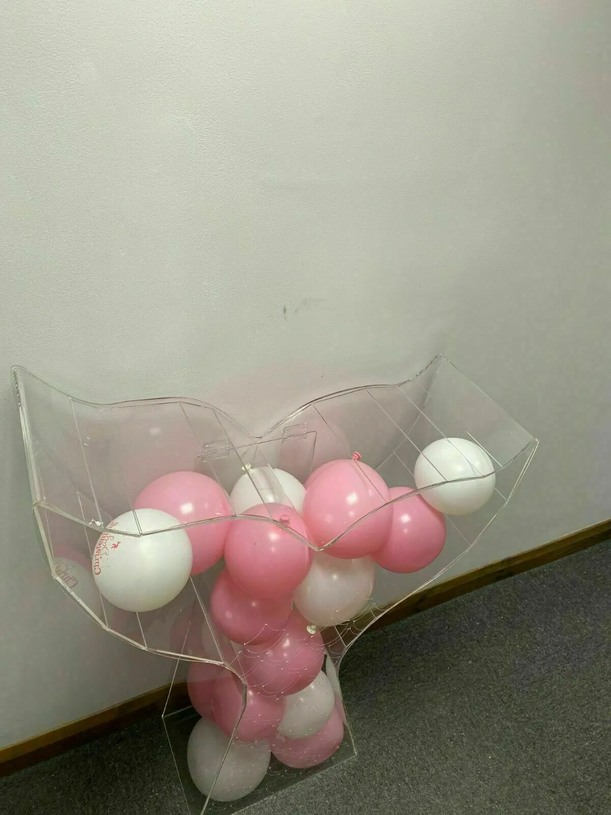 Mermaid Tail for Balloons Clear Acrylic Fillable
