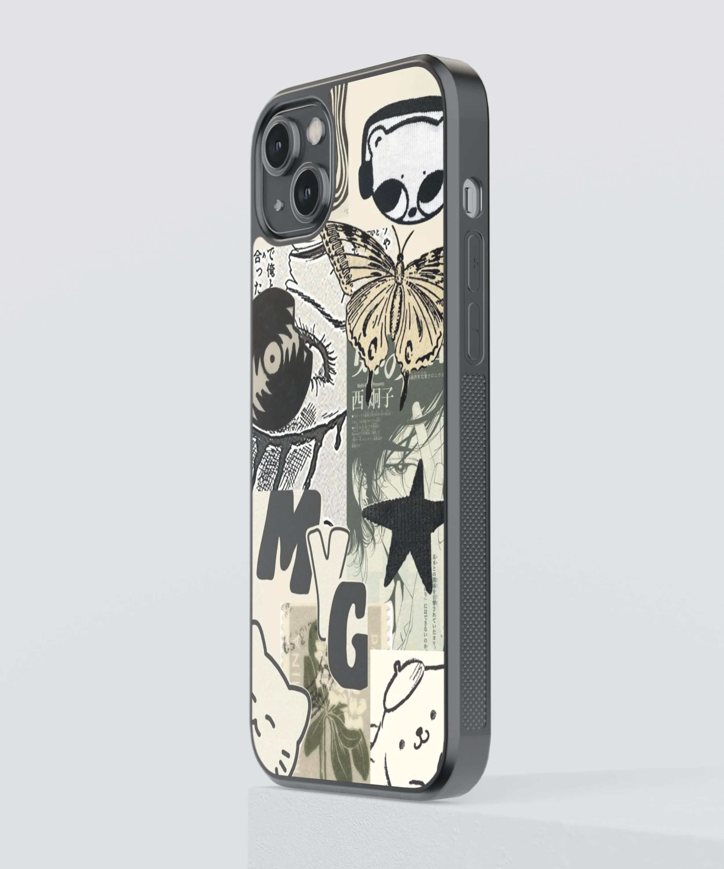 Min Yoongi Vintage Glass Phone Case Cover