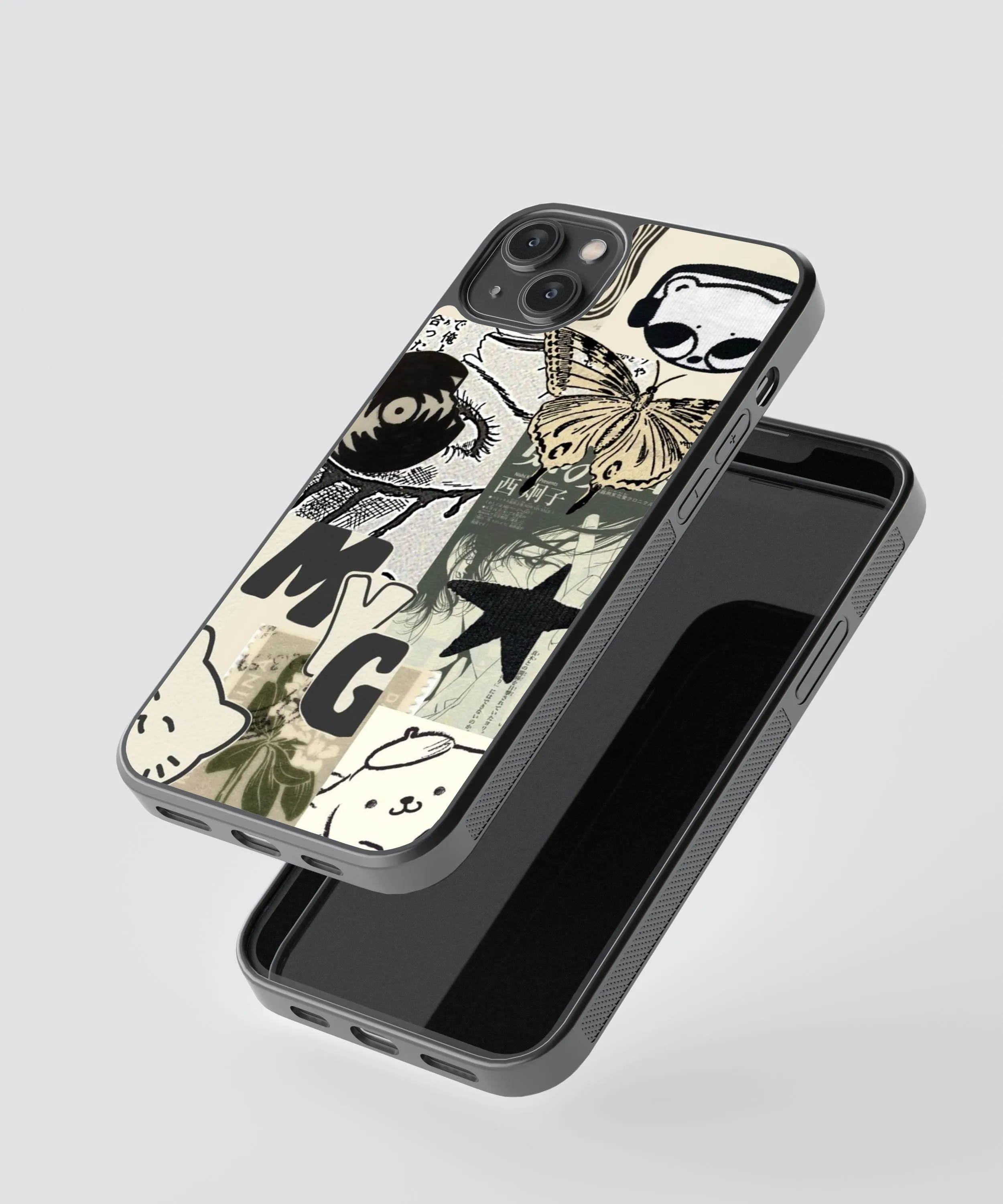 Min Yoongi Vintage Glass Phone Case Cover