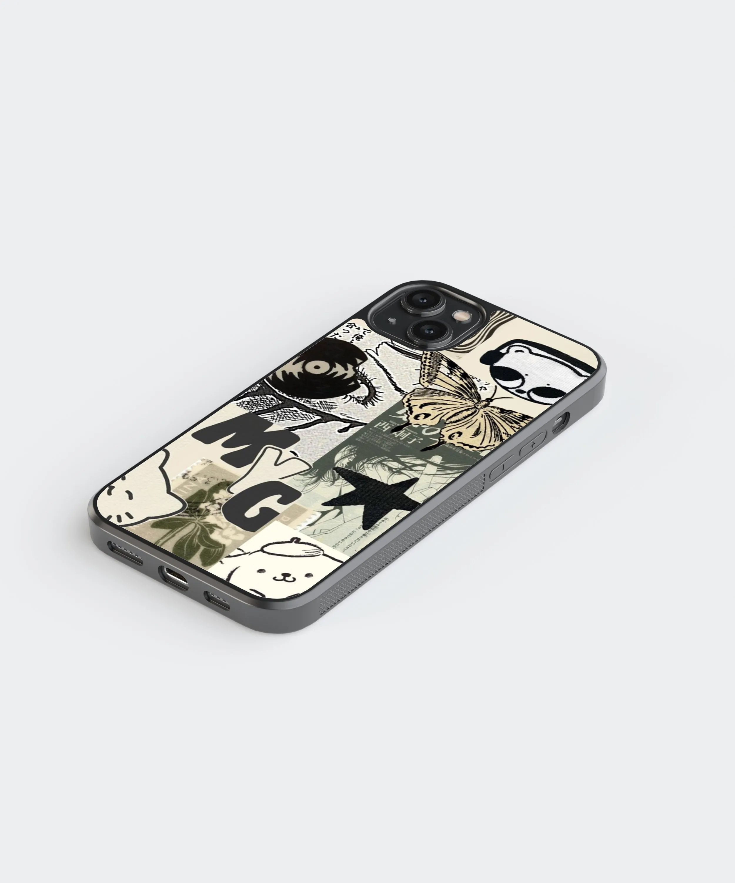 Min Yoongi Vintage Glass Phone Case Cover