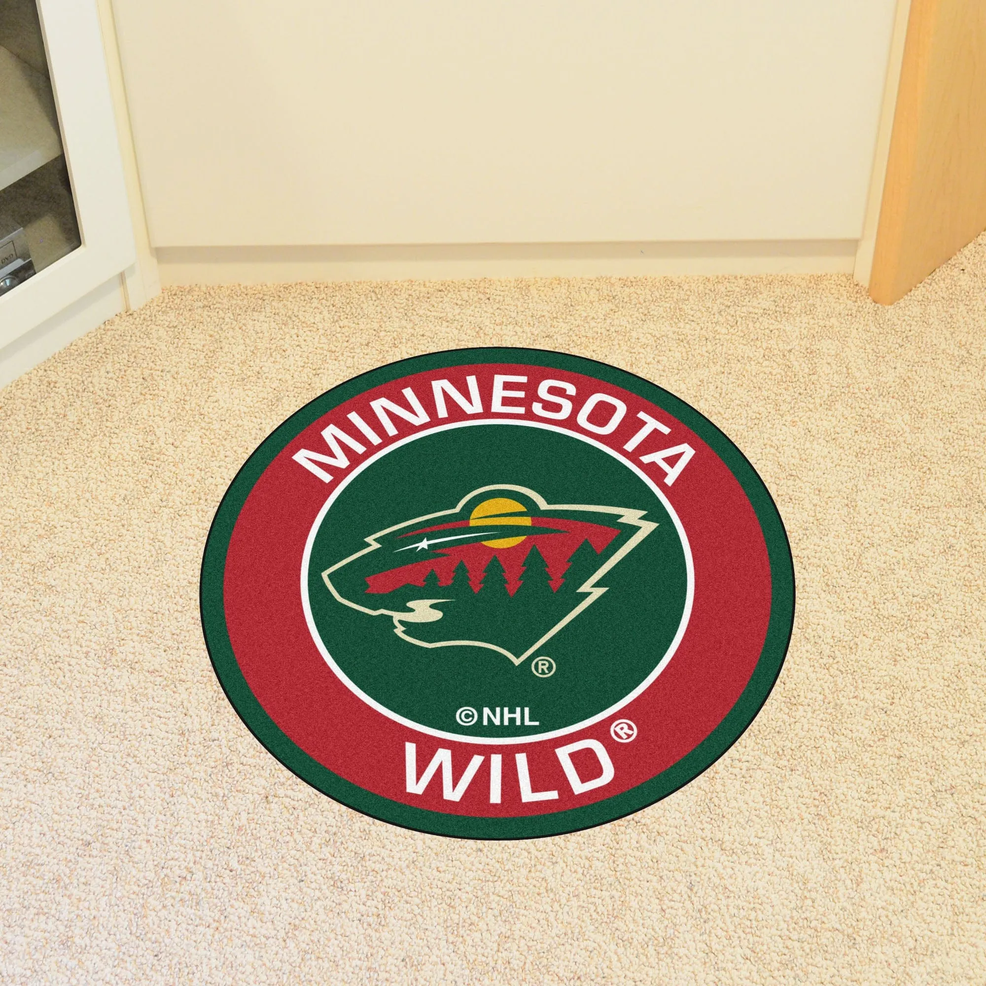 Minnesota Wild Roundel Rug - 27in. Diameter