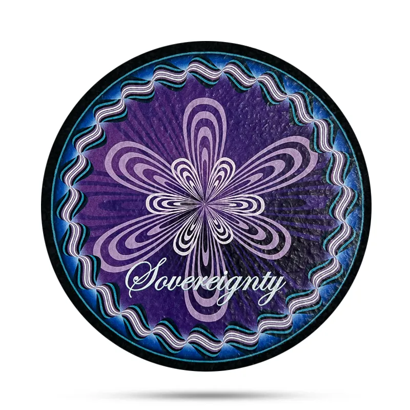 Moodmats X Sovereignty - Purple Bowtie Circle