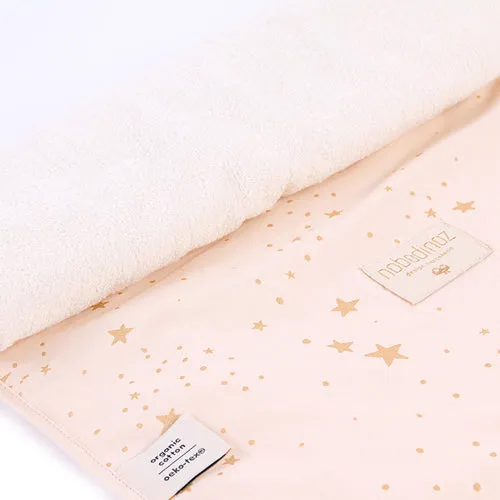 Nobodinoz Changing Pad Nomad Gold Stella/Dream Pink