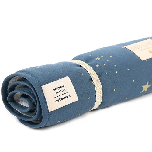 Nobodinoz Changing Pad Nomad Gold Stella/Night Blue