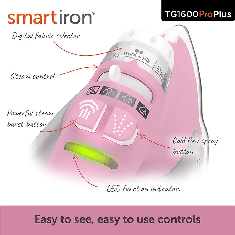 Oliso® TG1600Pro  Smart Iron® - Pink