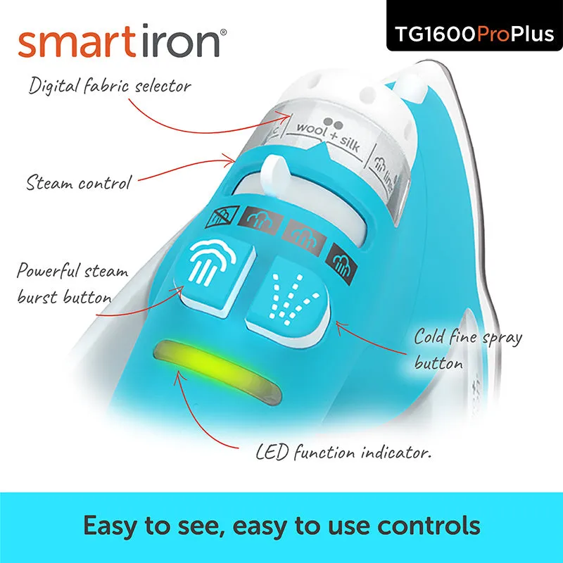 Oliso® TG1600Pro  Smart Iron® - Turquoise
