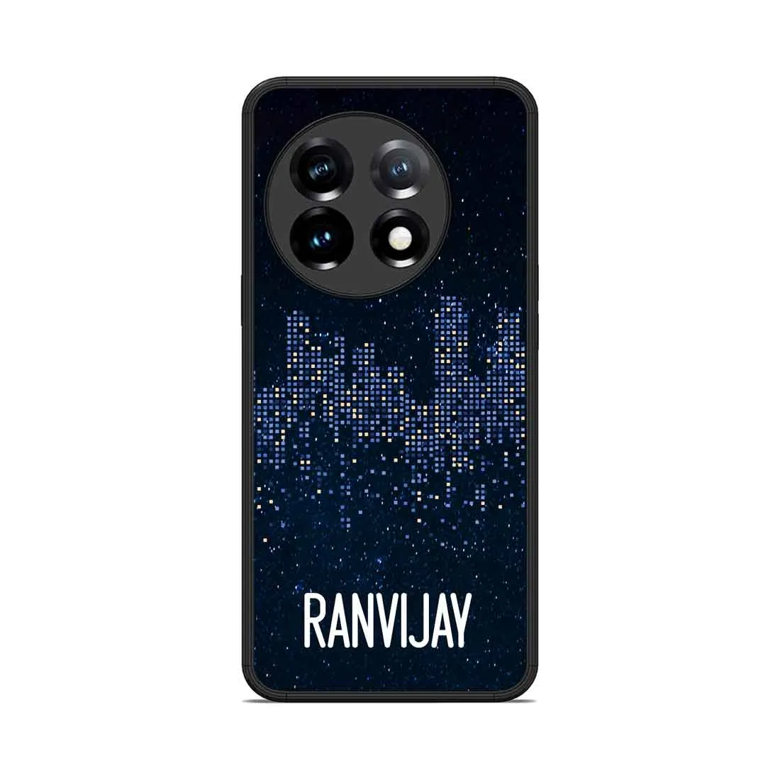 One Plus 11 Back Cover with Name Customized Design One Plus Mobile Cover - City