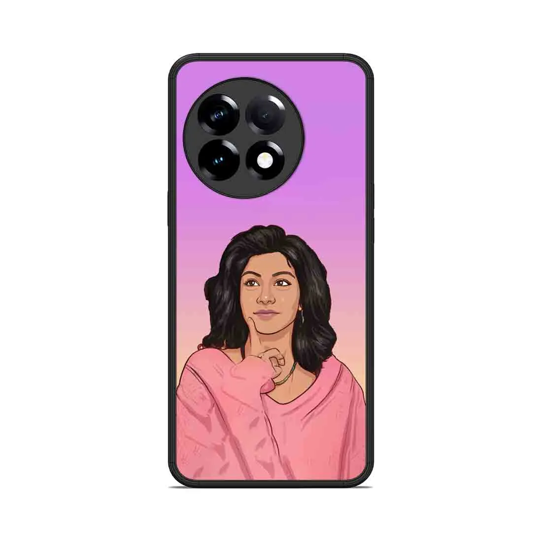 One Plus 11R Back Cover with Photo Custom Design Back Cases - Cartoonize Photo