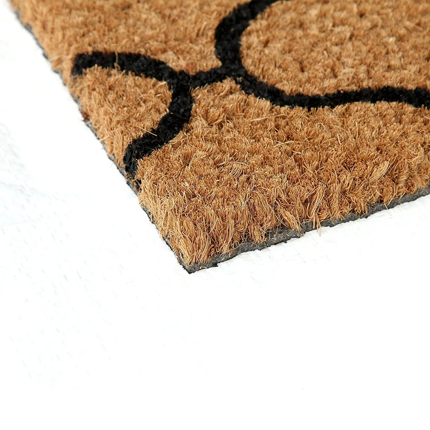 OnlyMat Elegant Greeky Pattern Printed Entrance Coir Doormat