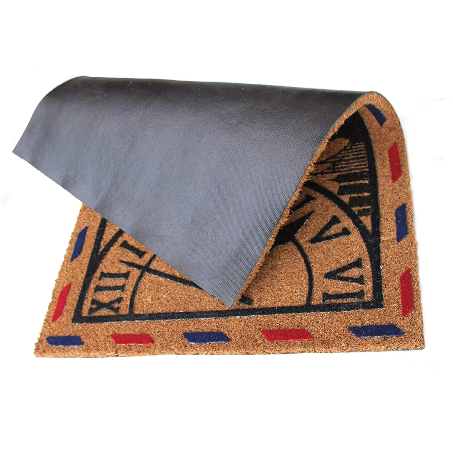 OnlyMat Elegant Natural Coir Anti-slip Flock Floor Mat