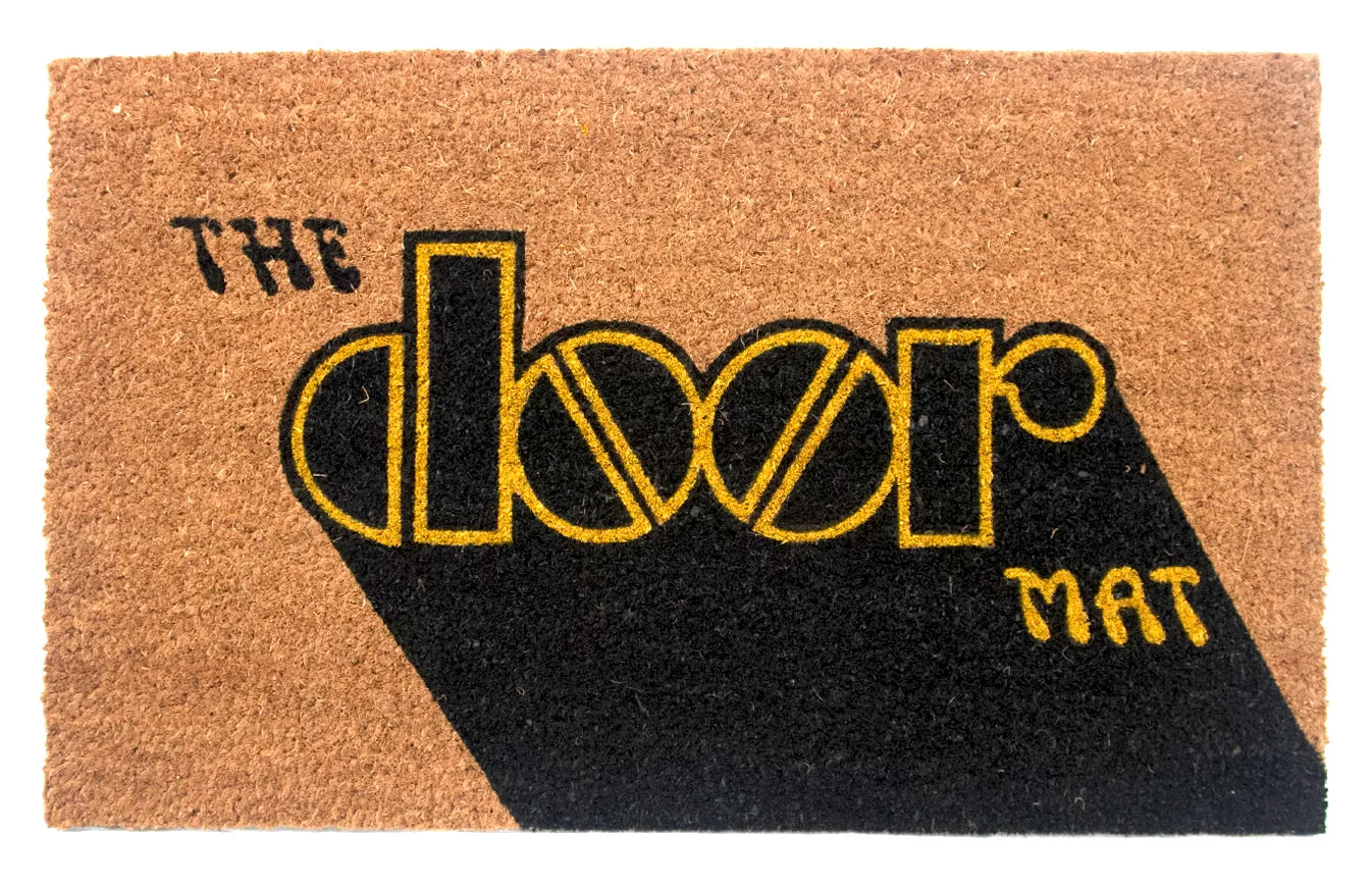 OnlyMat Natural Coir Mat with Printed Quote THE Door MAT