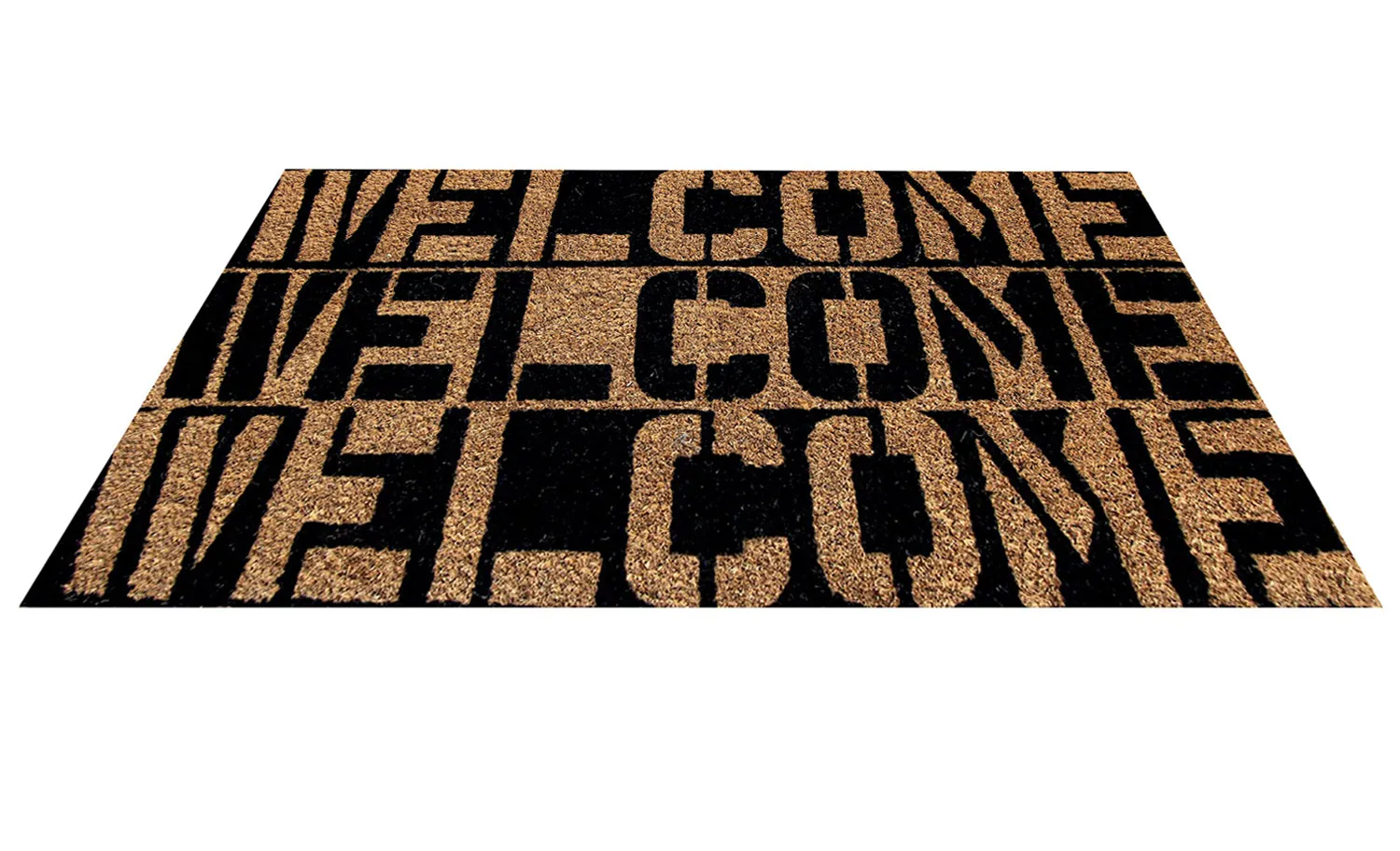 OnlyMat Welcome Design Natural Coir Doormat