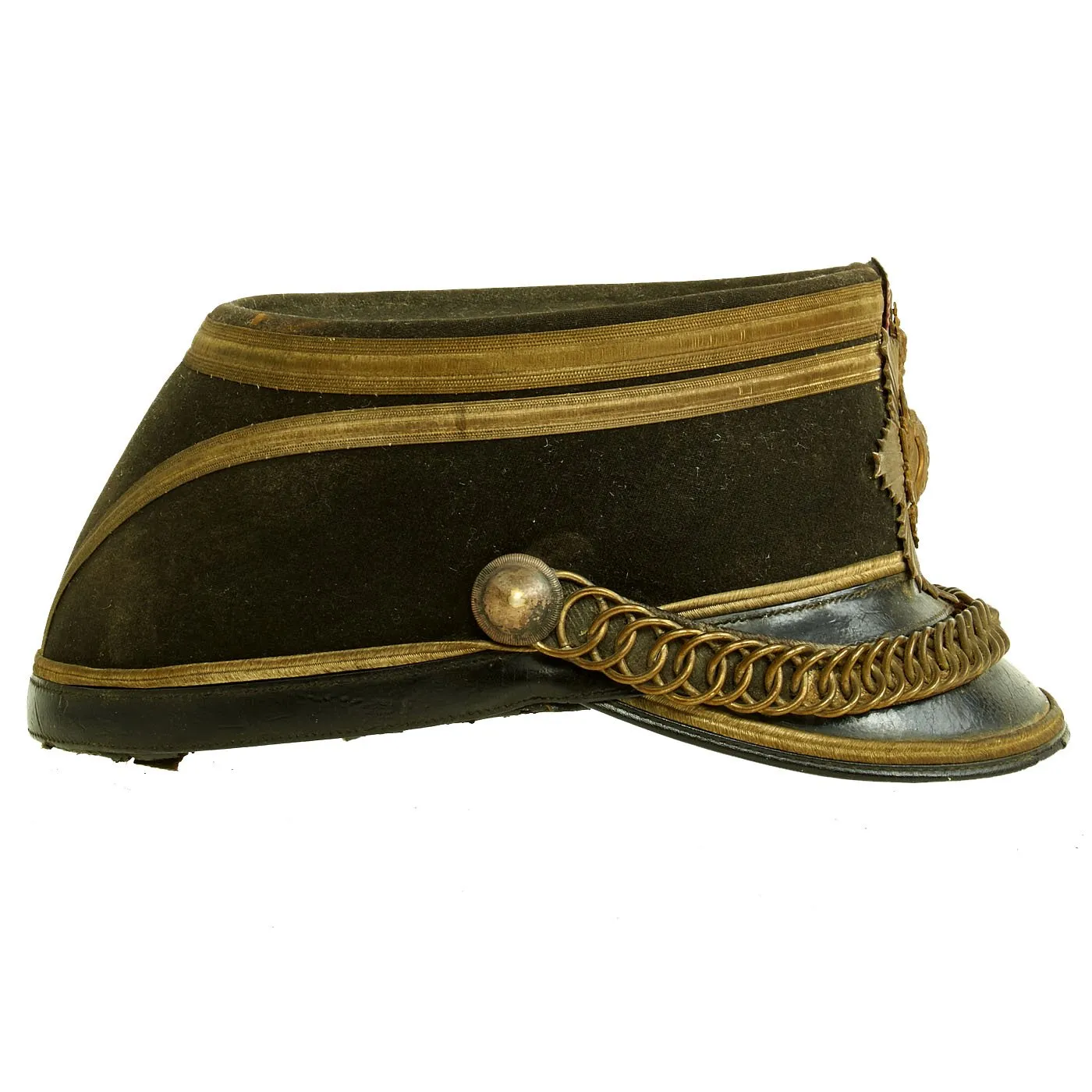 Original Danish 19th Century Officer Shako by C.L. Seifert