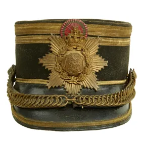 Original Danish 19th Century Officer Shako by C.L. Seifert