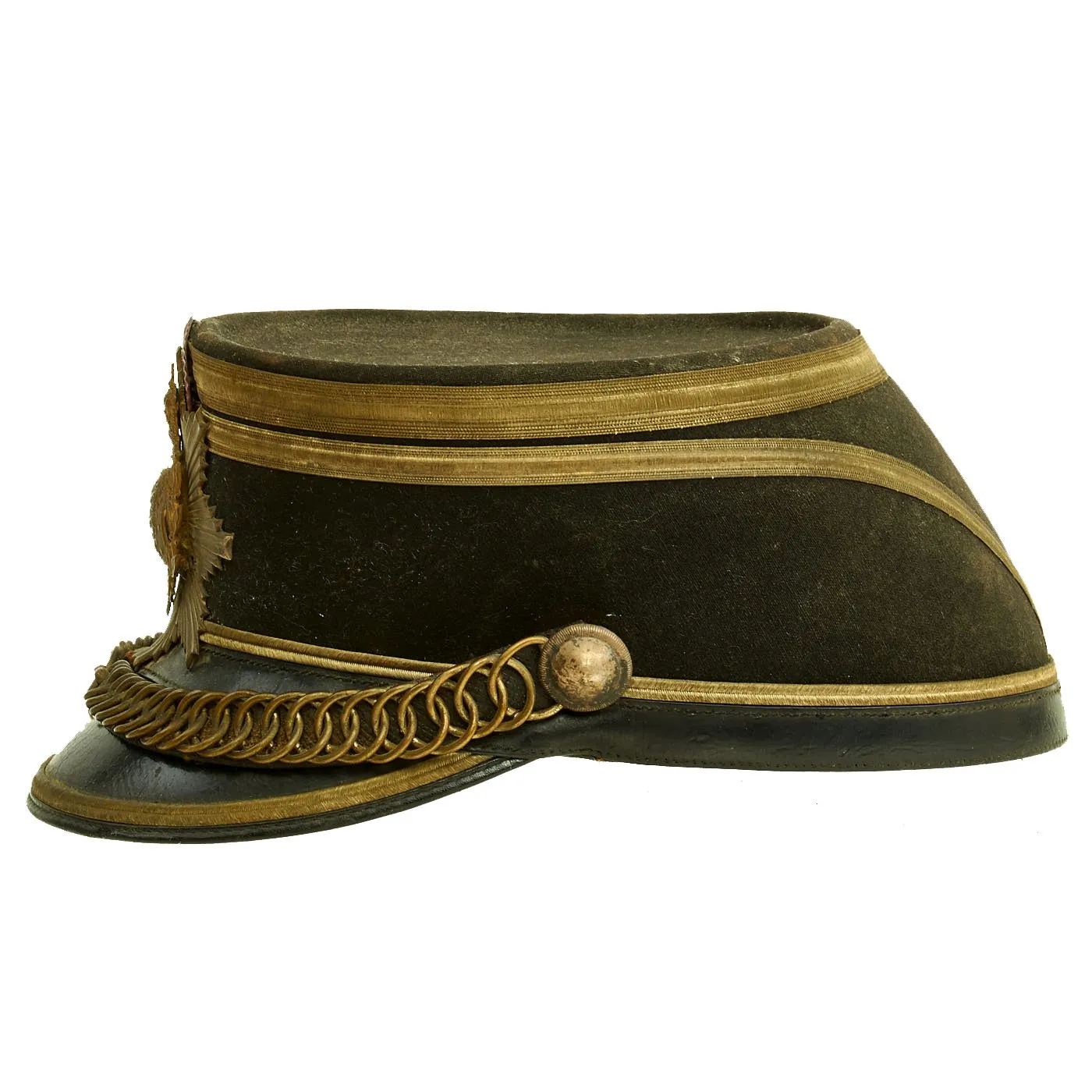 Original Danish 19th Century Officer Shako by C.L. Seifert