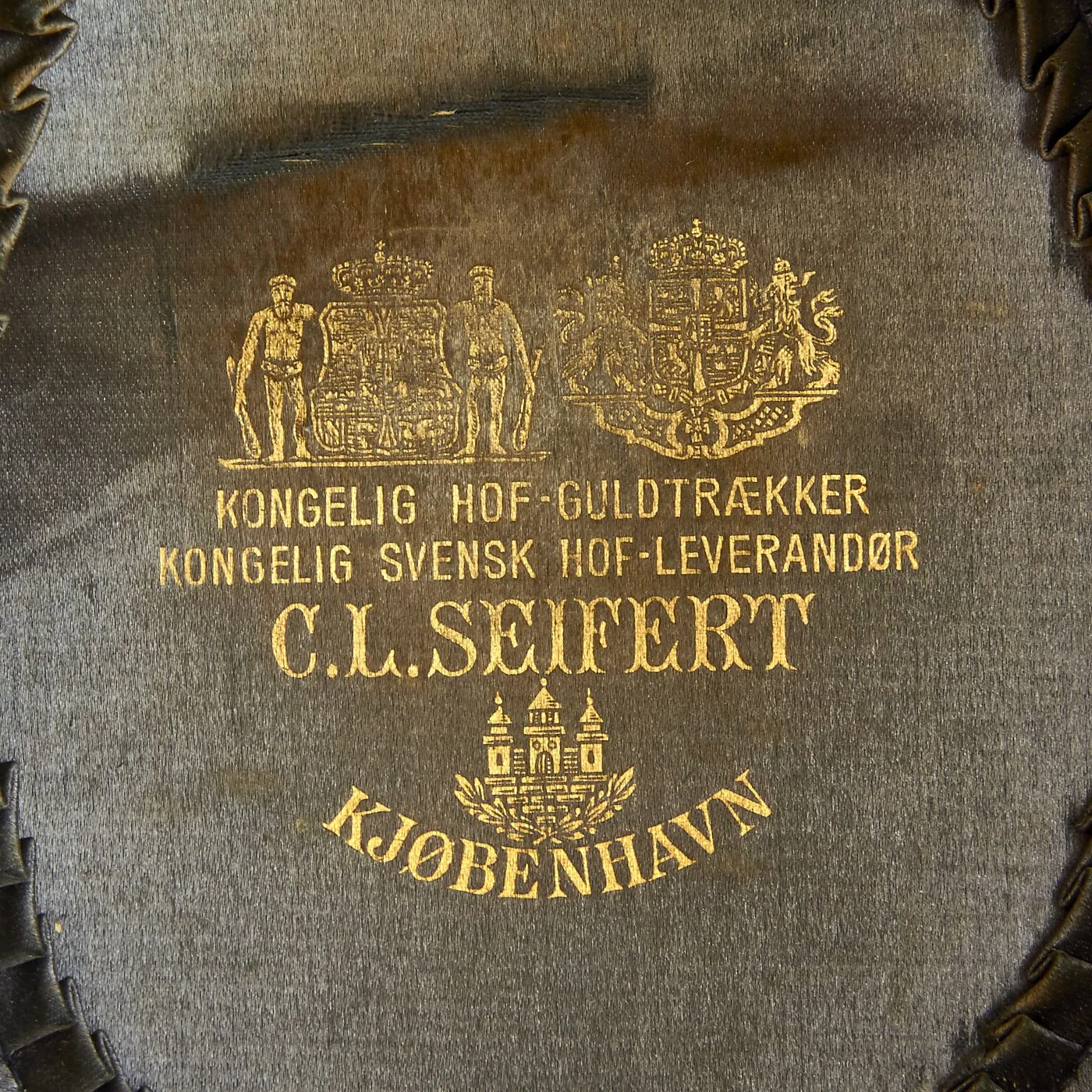 Original Danish 19th Century Officer Shako by C.L. Seifert