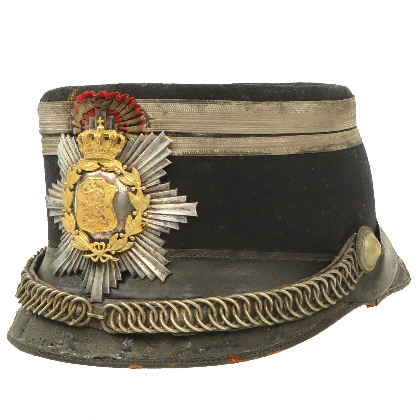 Original Danish 19th Century Officer Shako