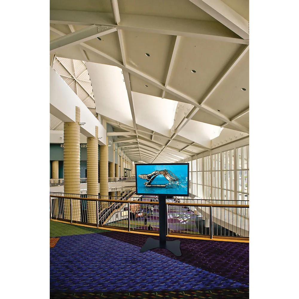 Peerless SS560F Floor Stand for Flat Panel Displays up to 65" - Black