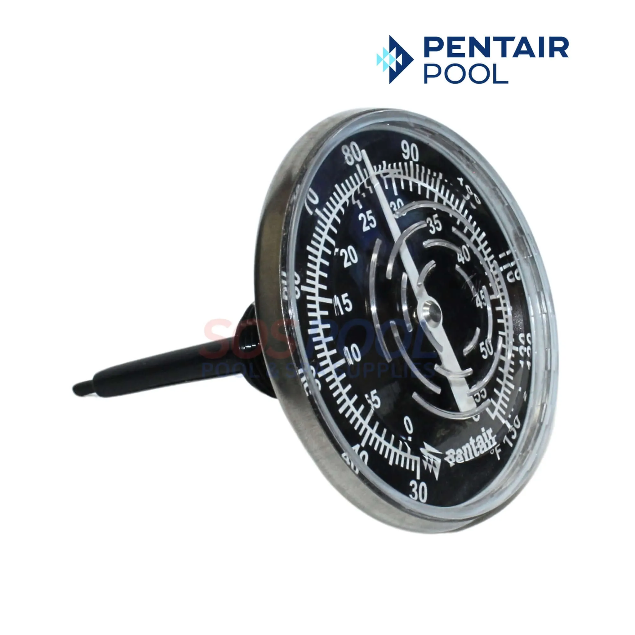 Pentair Inline Thermometer With Nylon Well | 30-130 | SL1DW