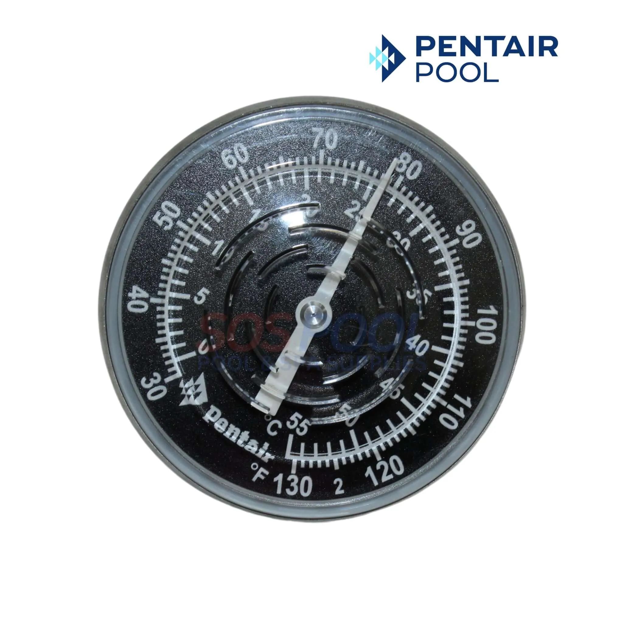 Pentair Inline Thermometer With Nylon Well | 30-130 | SL1DW