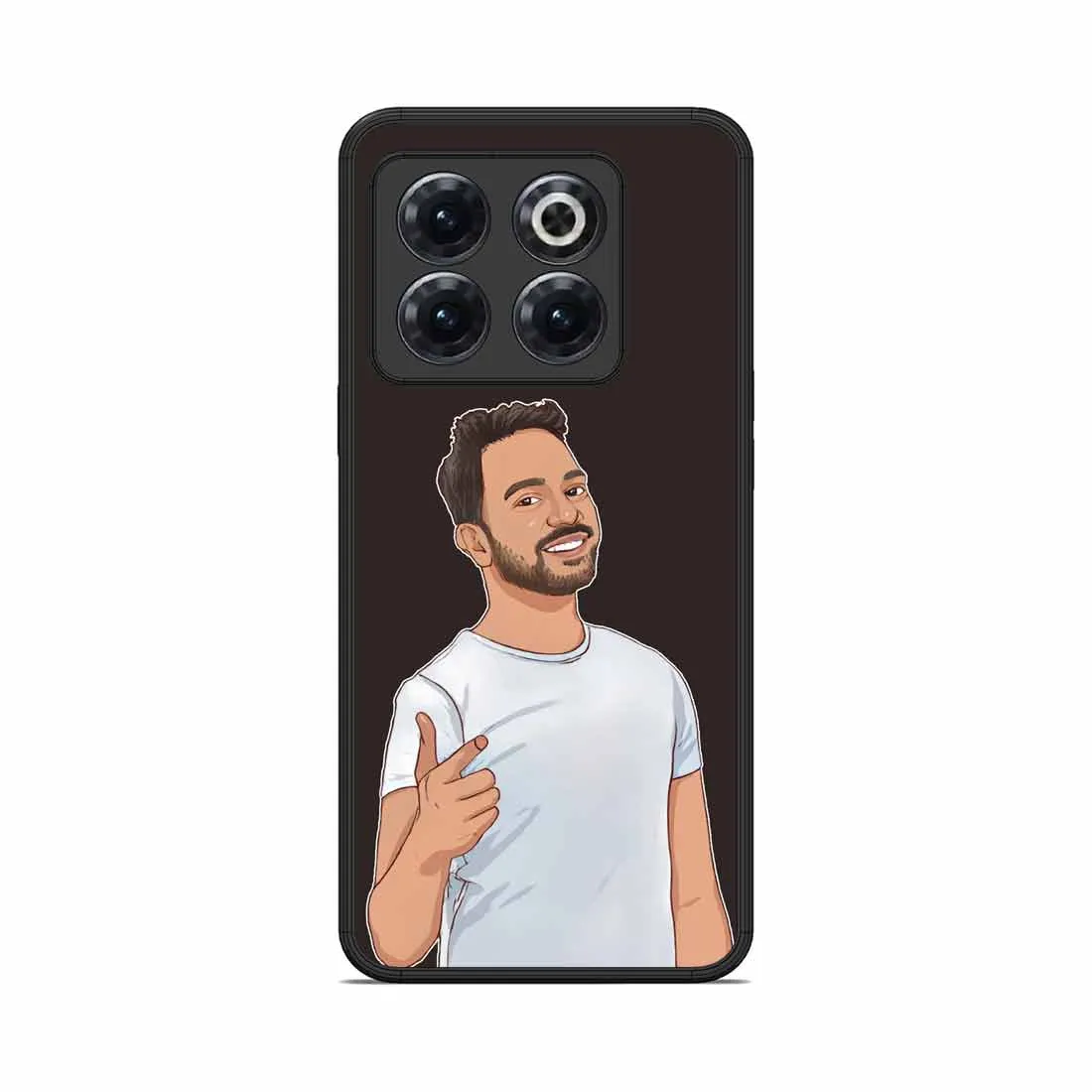 Personalised One Plus 10t Mobile Cover Mobile Case with Image - Cartoon Filter