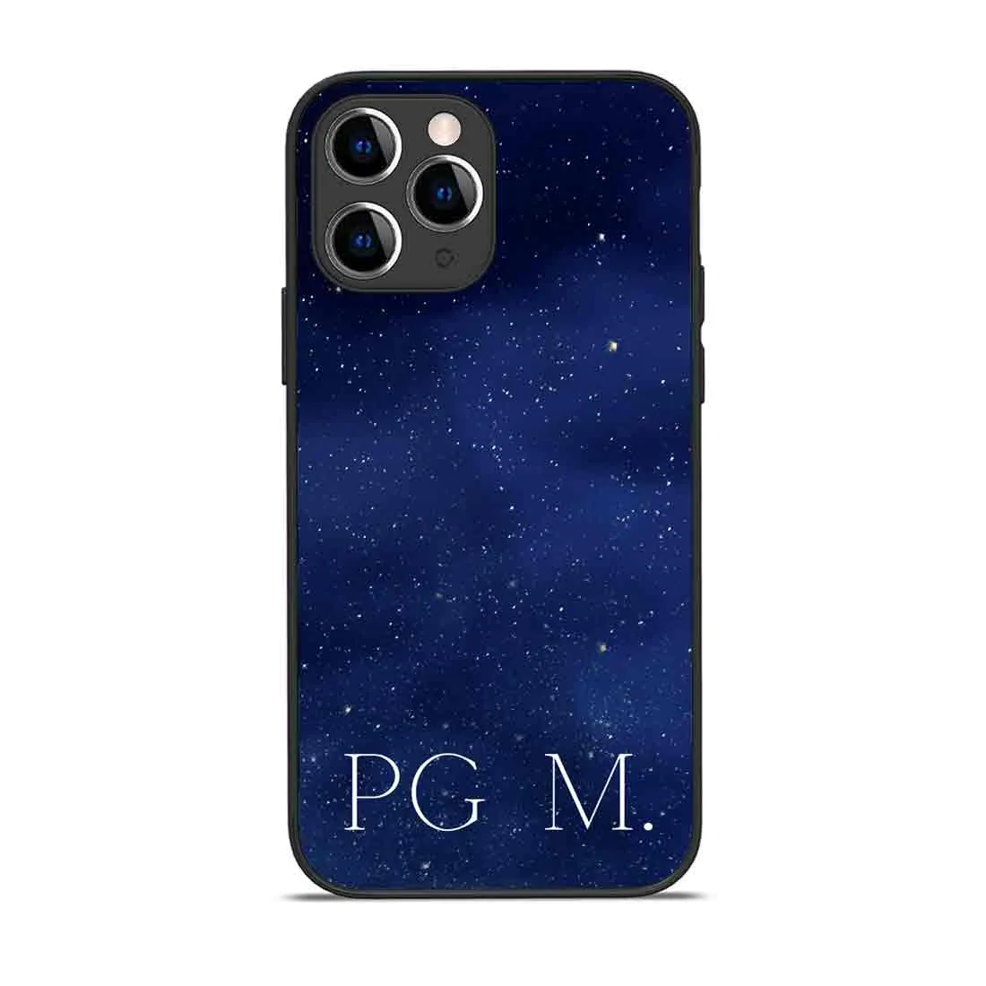 Personalized iPhone 11 Pro Cover Mobile Back Case with Name - Starry Night