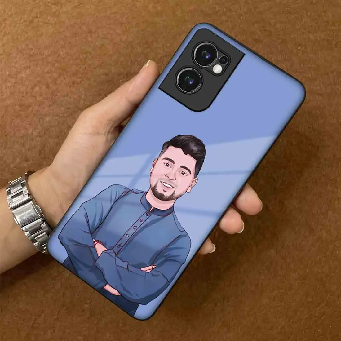 Personalized Oneplus Nord CE2 Cover with Photo One plus Cases  - Cartoonify From Photo