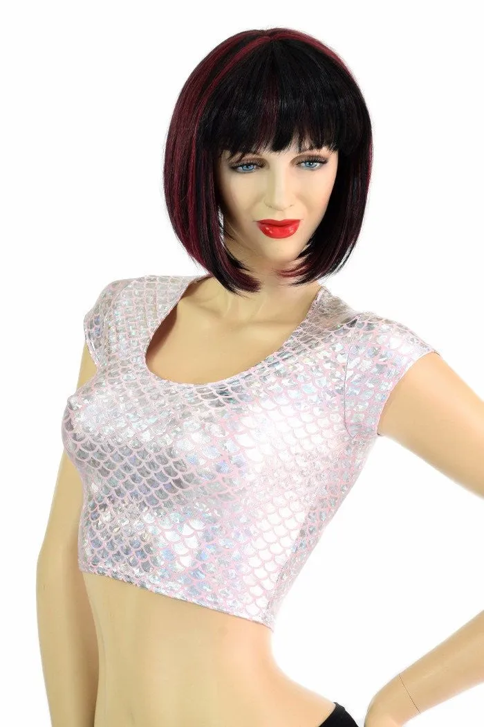 Pink Mermaid Crop Top
