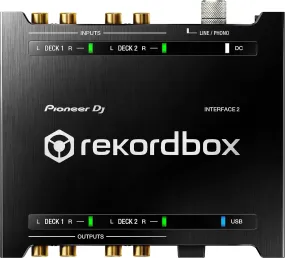 Pioneer DJ interface2- 2-Channel Audio Interface for REKORDBOX DVS