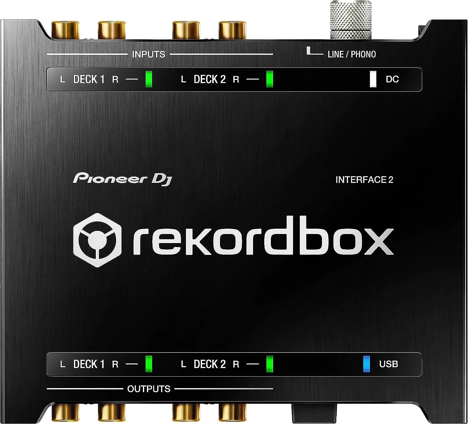 Pioneer DJ interface2- 2-Channel Audio Interface for REKORDBOX DVS