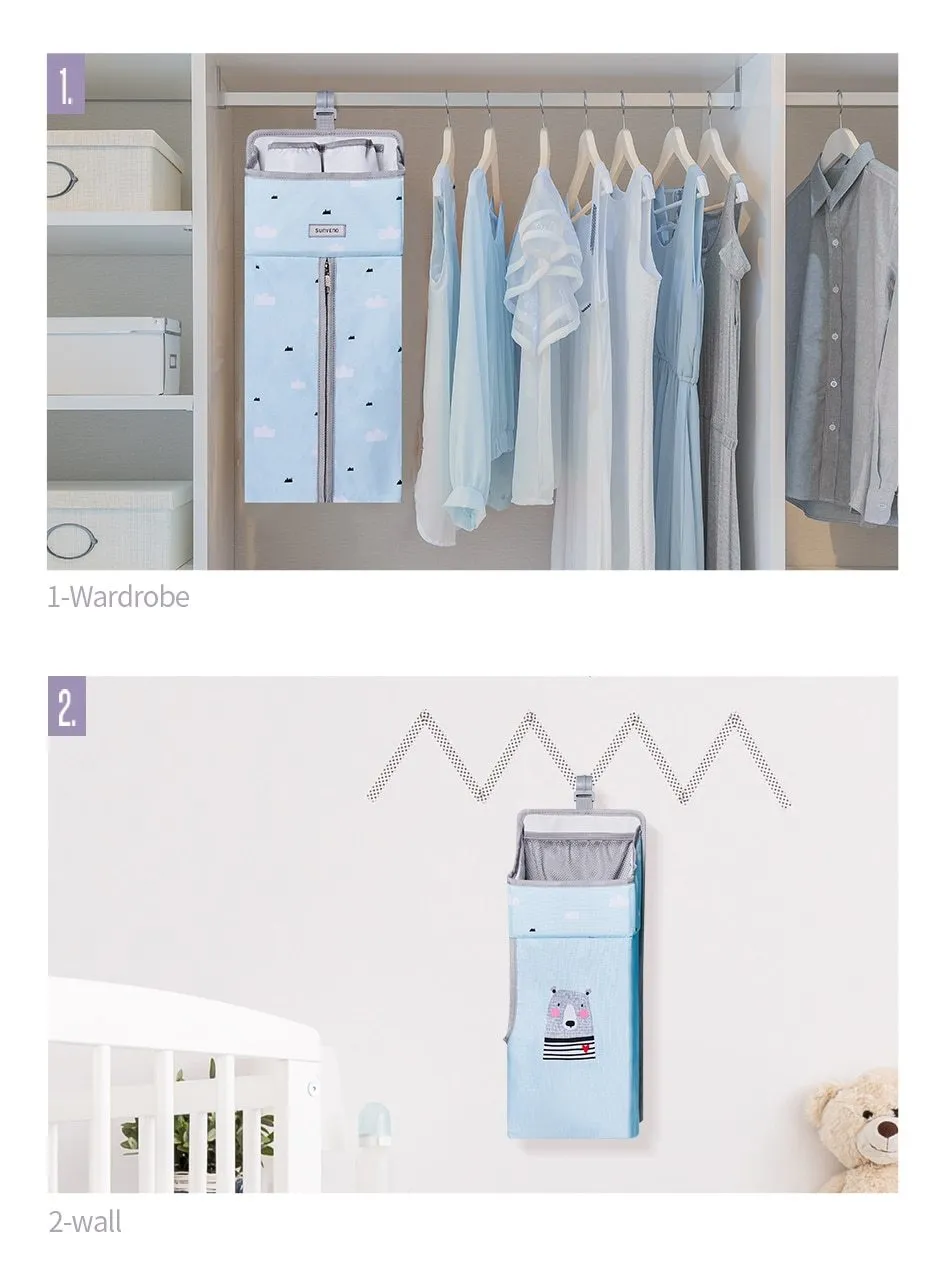 Portable  Hanging  Baby Essentials  Storage  Bag