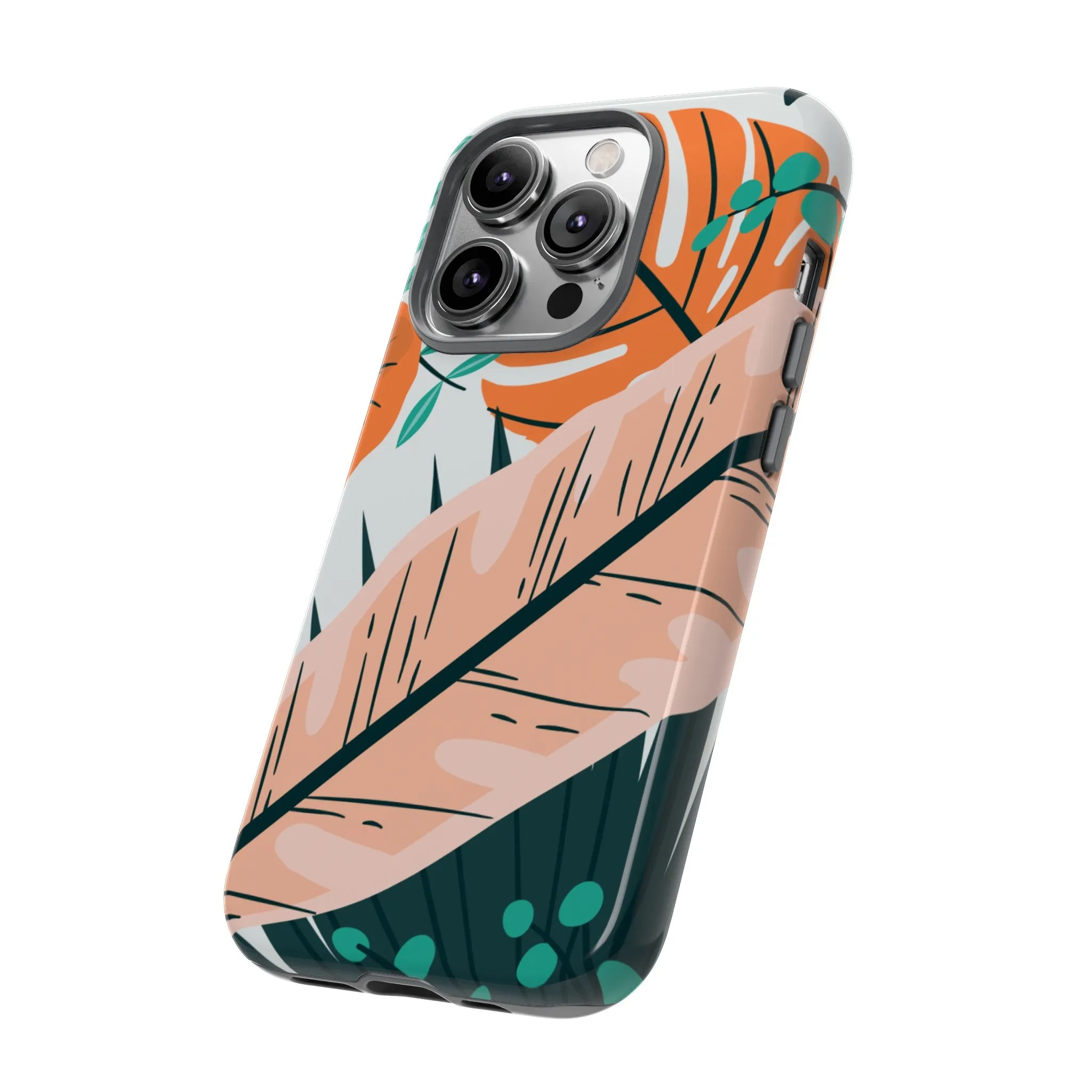 "Vibrant Tropical-Themed Phone Case – Perfect for Summer Adventures! (Fits iPhone 12 to iPhone 15)